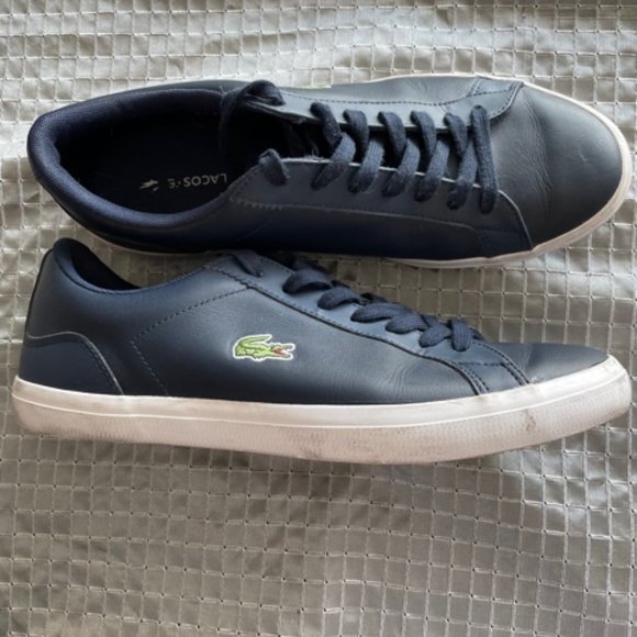 LACOSTE men low top sneakers size 9 - Picture 3 of 4